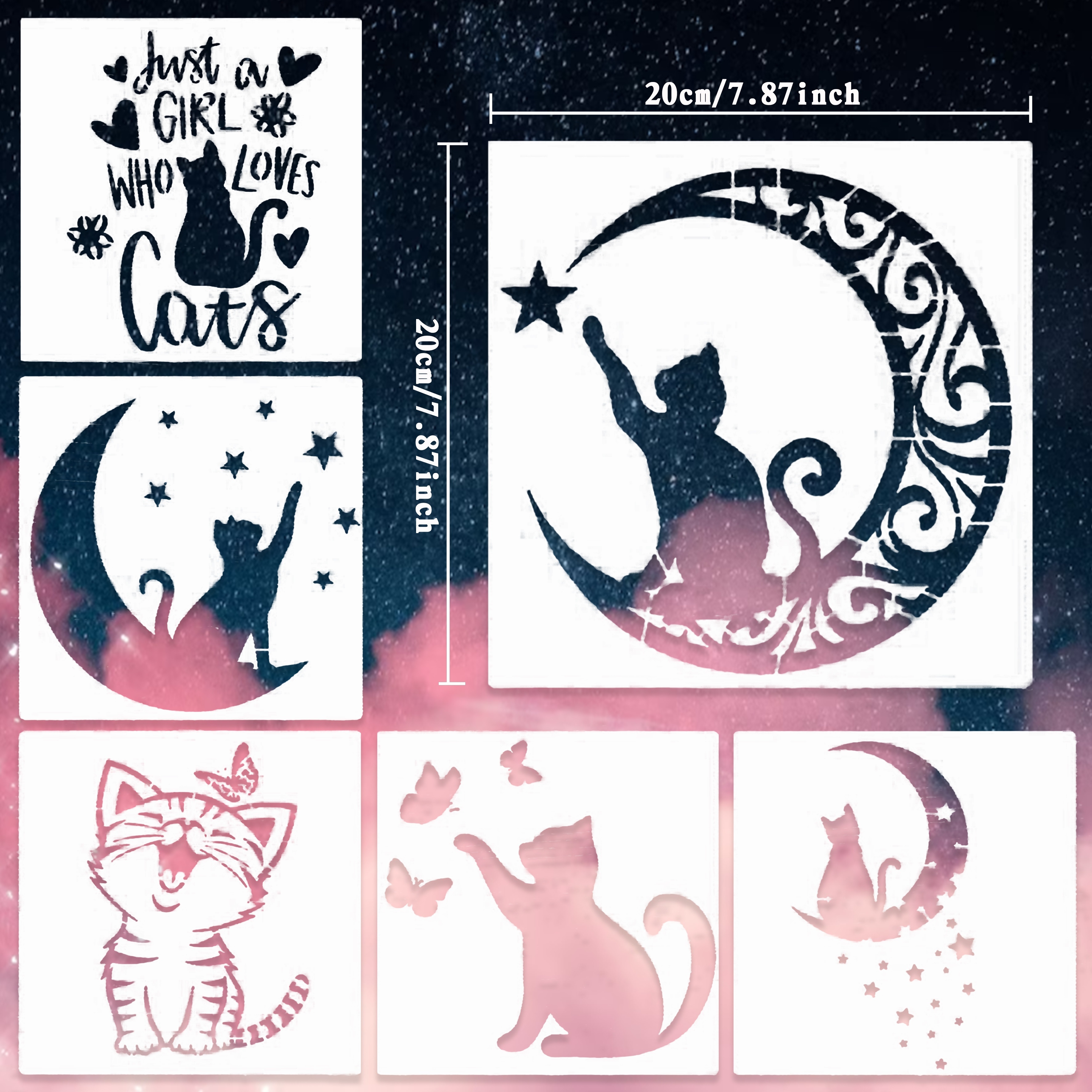 Small Animal Theme Painting Stencils Hollow Out Printing - Temu