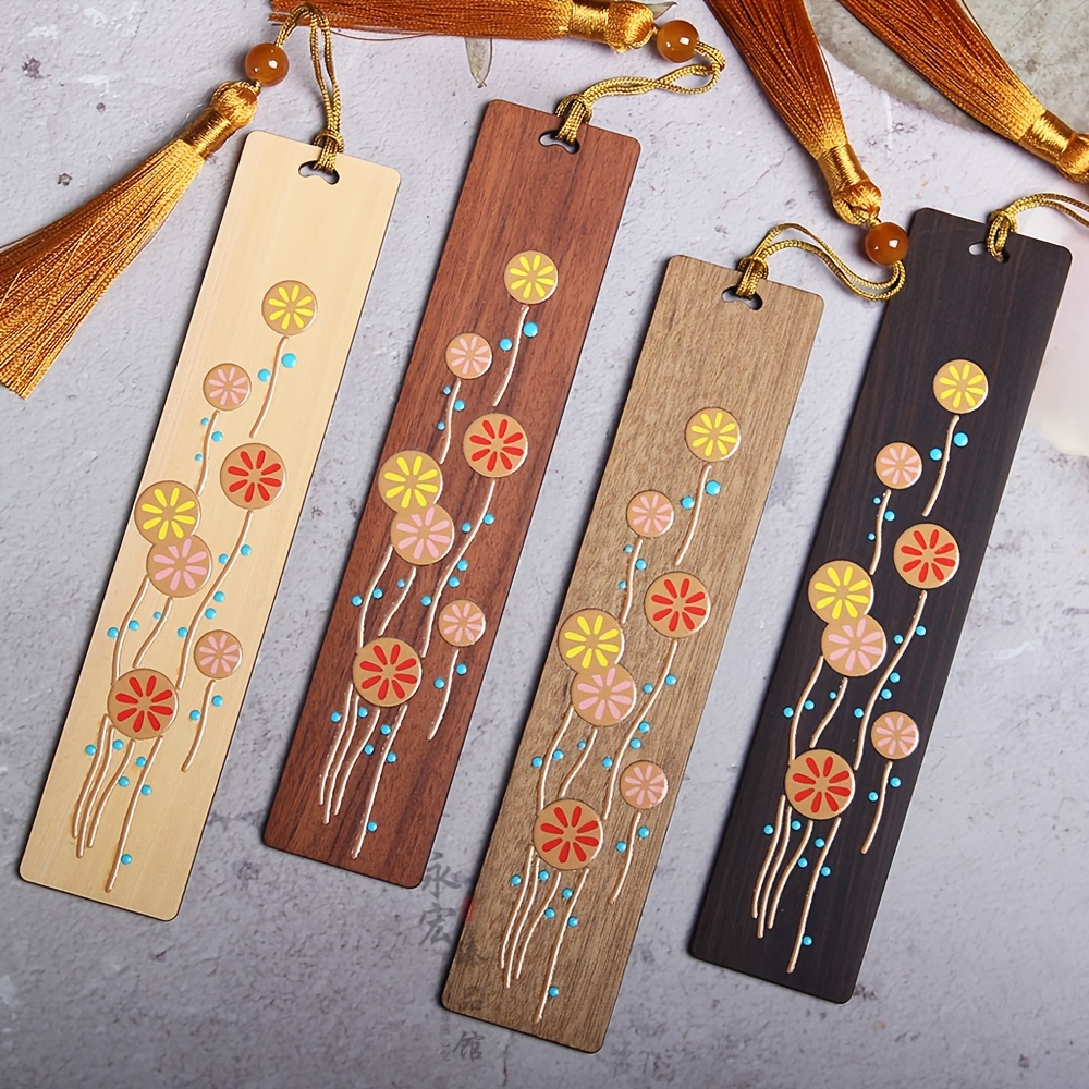 Bookmarks For Women Dried Flower Bookmarks With Tassels Durable Handmade  Dried Flower Resin Bookmarks Pretty And Increase Reading Interest 