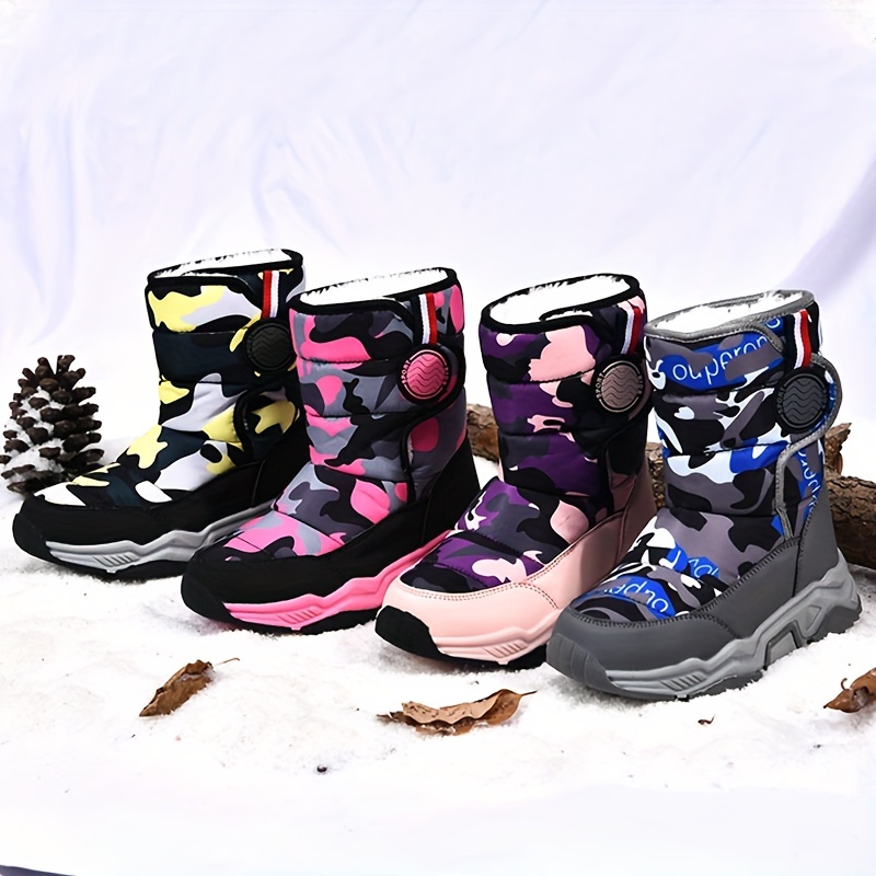 Women's Soft Comfortable Snow Boots Casual Outdoor Plus - Temu Canada