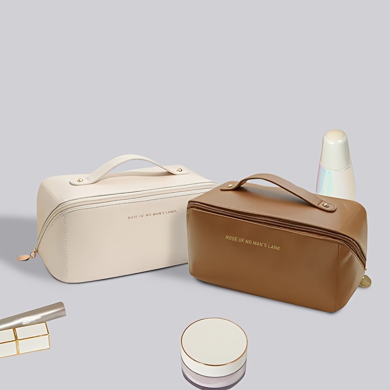 Large Capacity Travel Cosmetic Bag Multifunctional Waterproof Portable  Makeup Organizer Bag With Handle Ideal For Travel - Temu