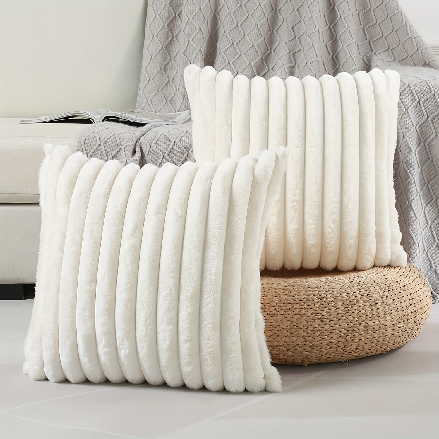 Comfortable sofa clearance pillows