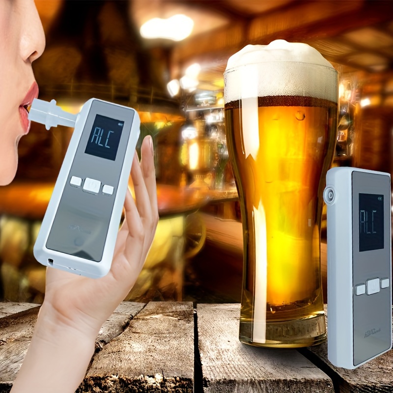 Hohe Genauigkeit Professionelle Polizei Digital Atem Alkohol Tester Alkohol  Analysator Analysator Detektor Testgerät LCD-Bildschirm At-6000 B