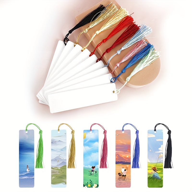 Sublimation Blank Bookmark Heat Transfer Diy Bookmark With - Temu