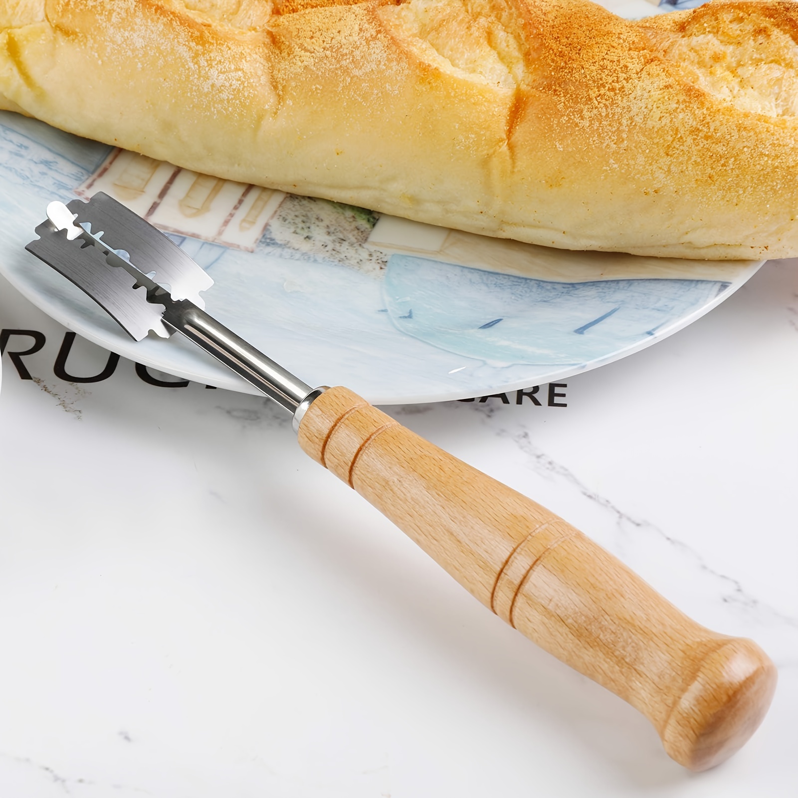Hand Crafted Bread Lame for Dough Scoring Knife, Lame Bread Tool for  Sourdough Bread Slashing with 5 Blades Included - AliExpress