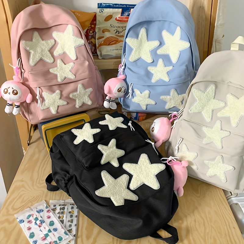 All-match Simple Women's Backpack Bag Korean Harajuku Cute Small Backpacks  For Women Waterproof Nylon School Bags Ladies New
