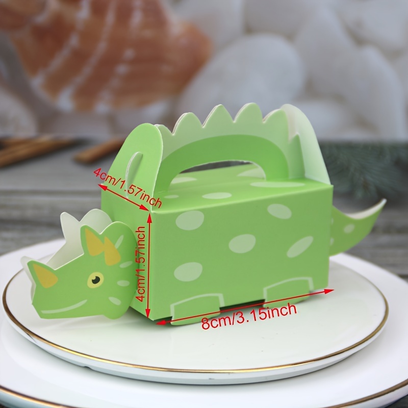10pcs Dinosaur Paper Candy Box Party Decor