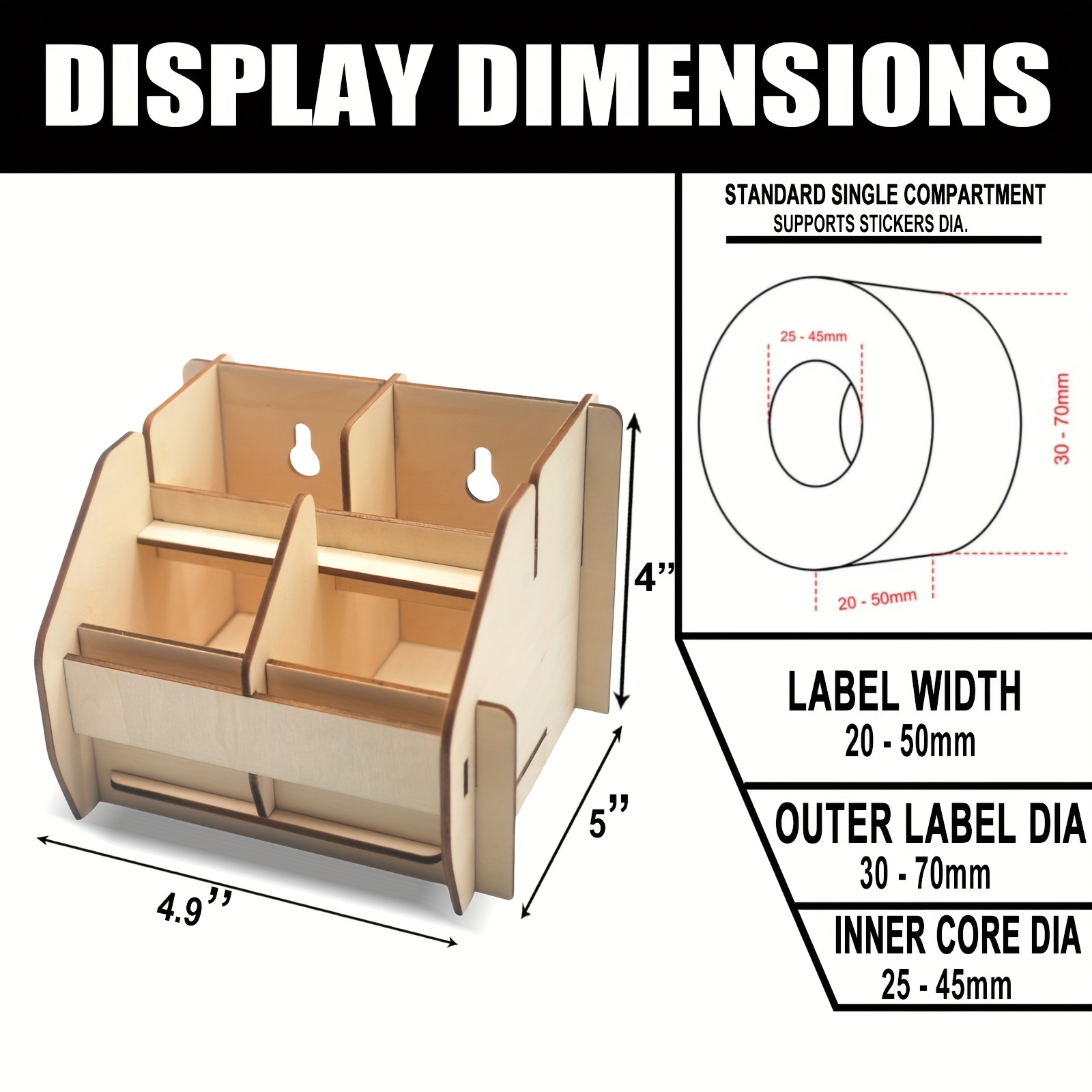 Label Dispenser - Sticker Roll Dispenser (Free Shipping)