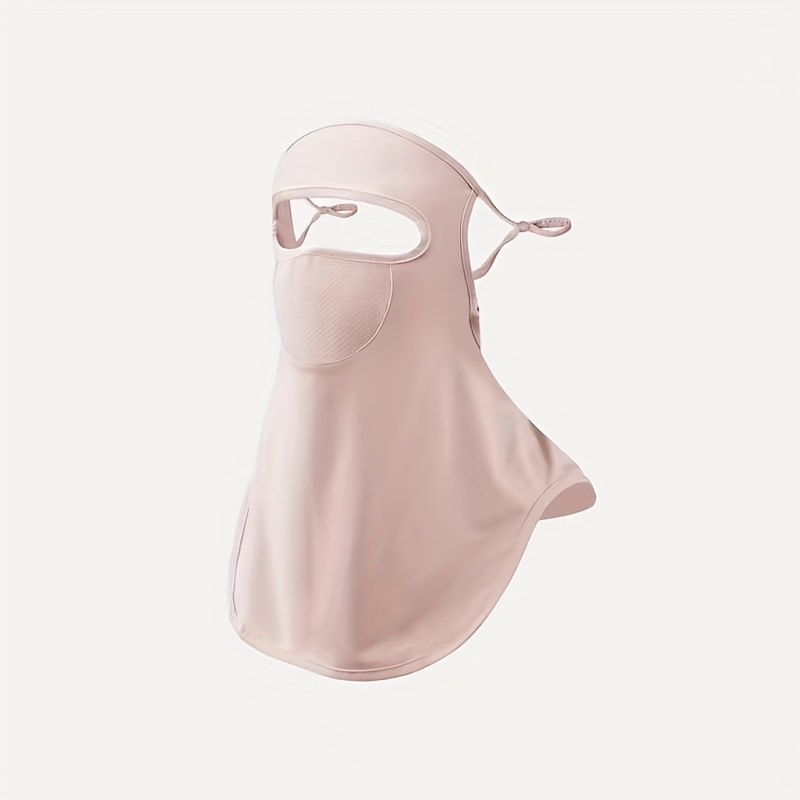 Solid Ice Silk Neck Gaiter for Outdoor Sunscreen