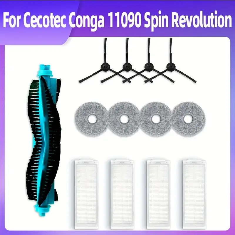 1set Compatible Cecotec Conga 11090 Spin Revolution Cepillo - Temu Chile