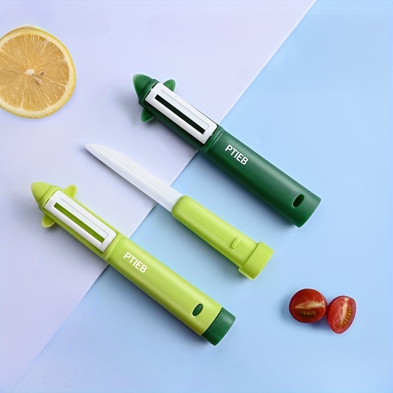 Multifunctional Ceramic Fruit & Potato Peeler, Vegetable Peeler & Scraper