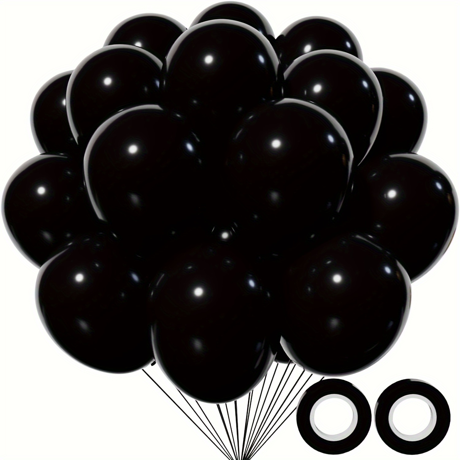 Palloncini Per Festa Nera, Palloncini In Lattice Neri Per Decorazioni Per  Feste Nere, 100 Pezzi Di Palloncini Elio Rotondi Per Decorazioni Di  Compleanno A Tema Nero - Giochi E Giocattoli - Temu Italy