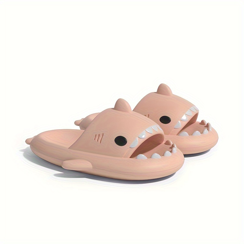 Girl's Shark Slides Comfy Non Slip Slippers