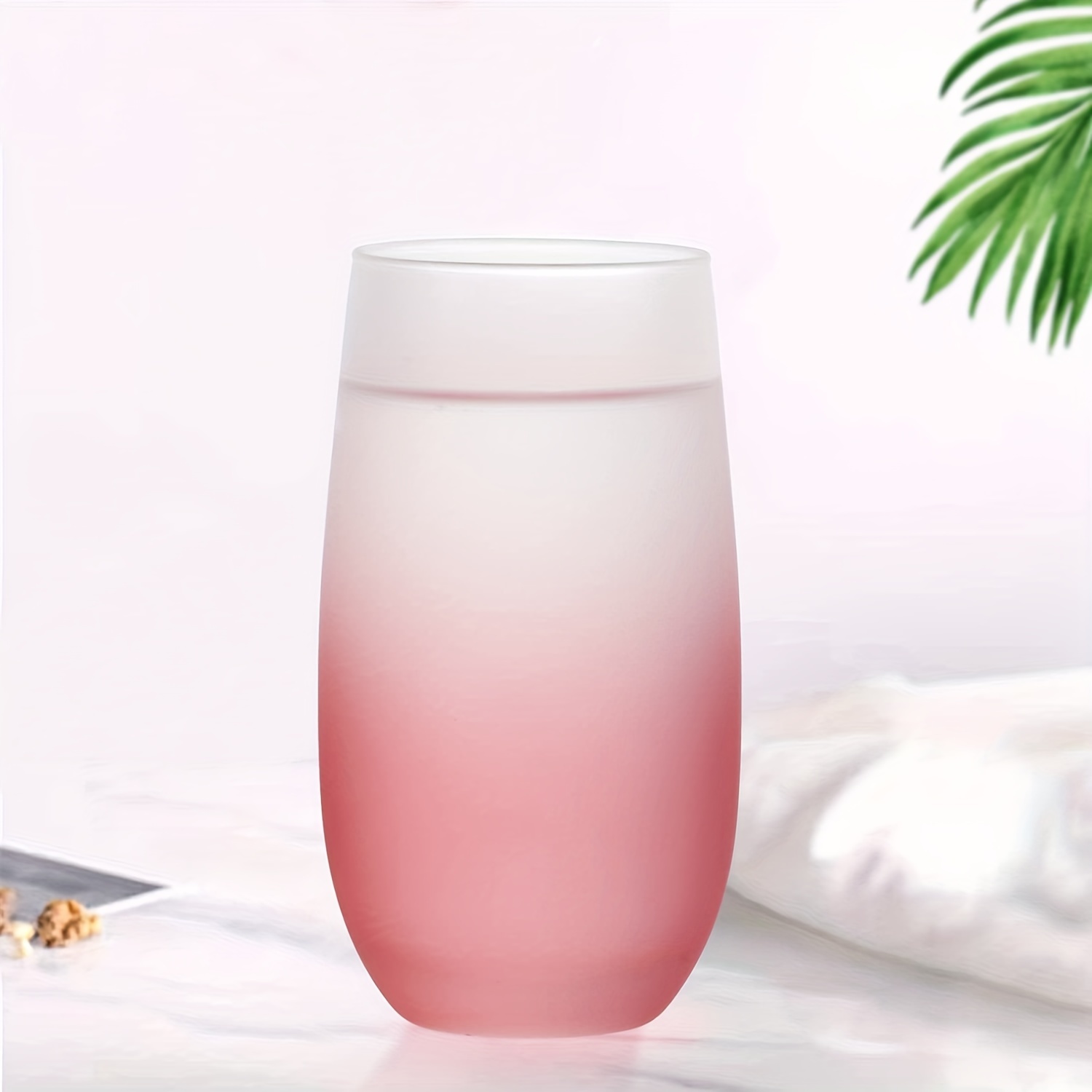 Gradient Color Glass Drinking Glass Set Perfect For - Temu