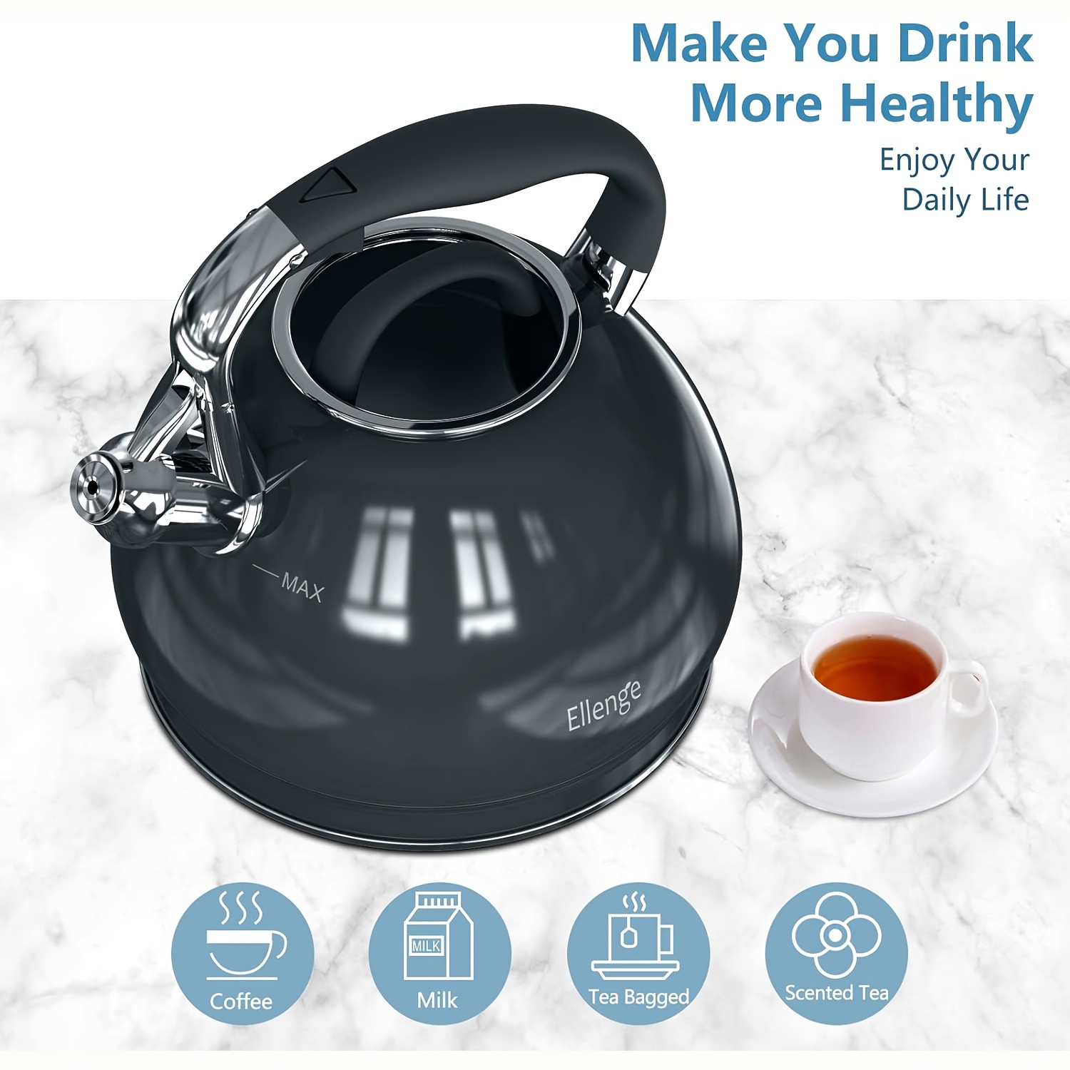 Loud whistling best sale tea kettle