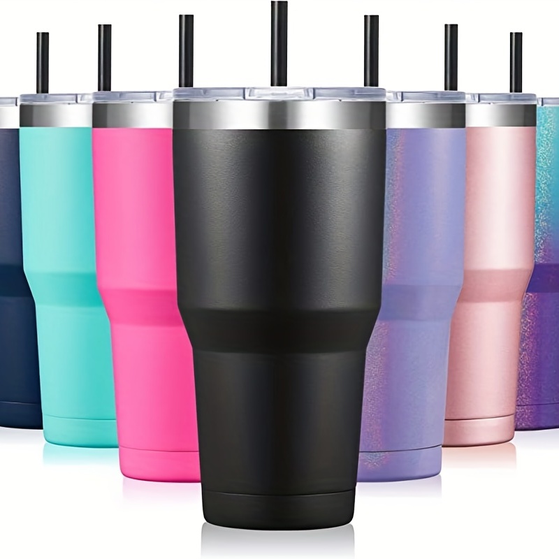 Reusable Thickened Ice Cup Perfect For Car Glass Straw Cups - Temu