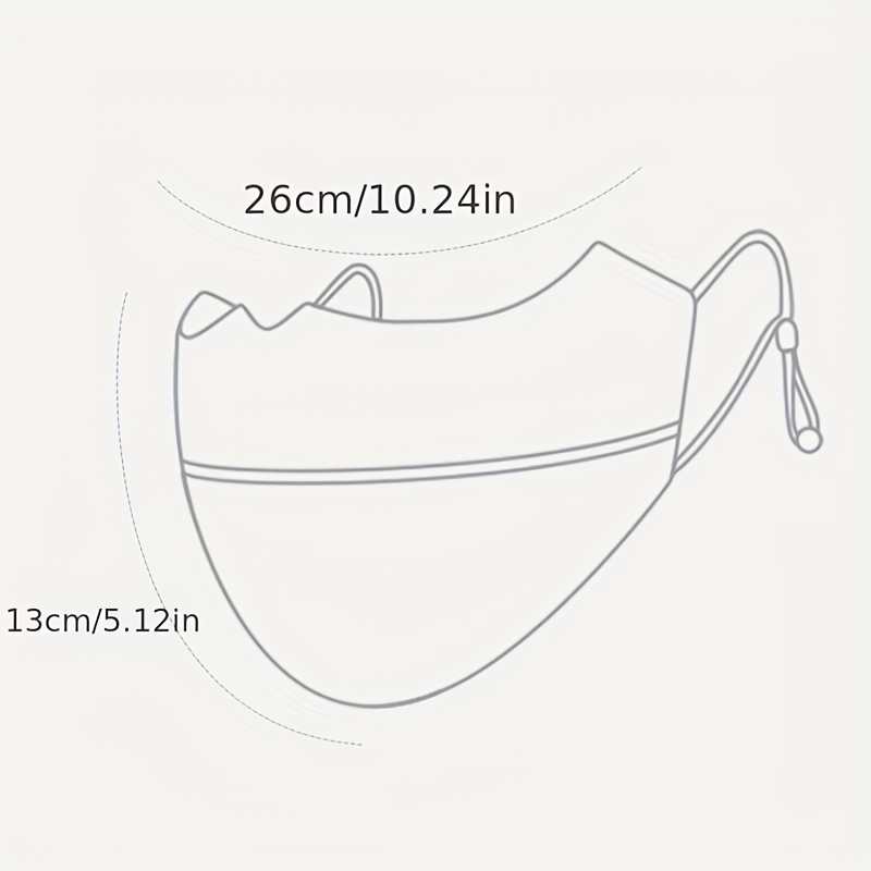 Ice Silk Face Mask UV Protection Washable Mask