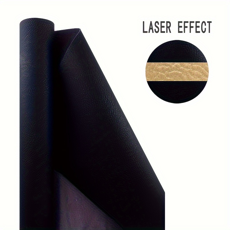 Laserable Leather Sheets, Laserable Leatherette 12 x 24, Laser Engraving  Supplies, for Glowforge Supplies and Materials (Rawhide/Black)
