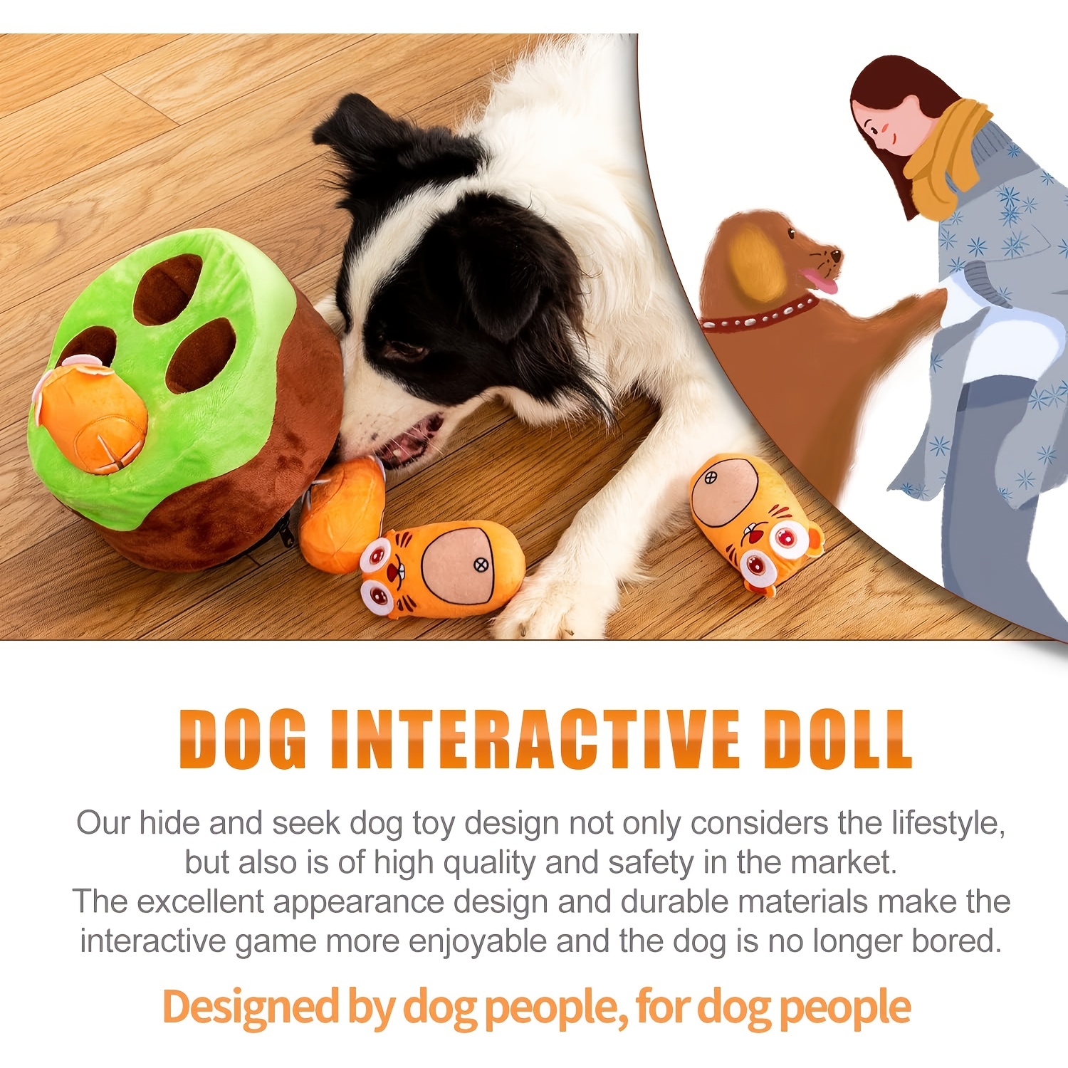Dog Puzzle Toys Squeak Toys Interactive Puzzle Game Toy for Pet