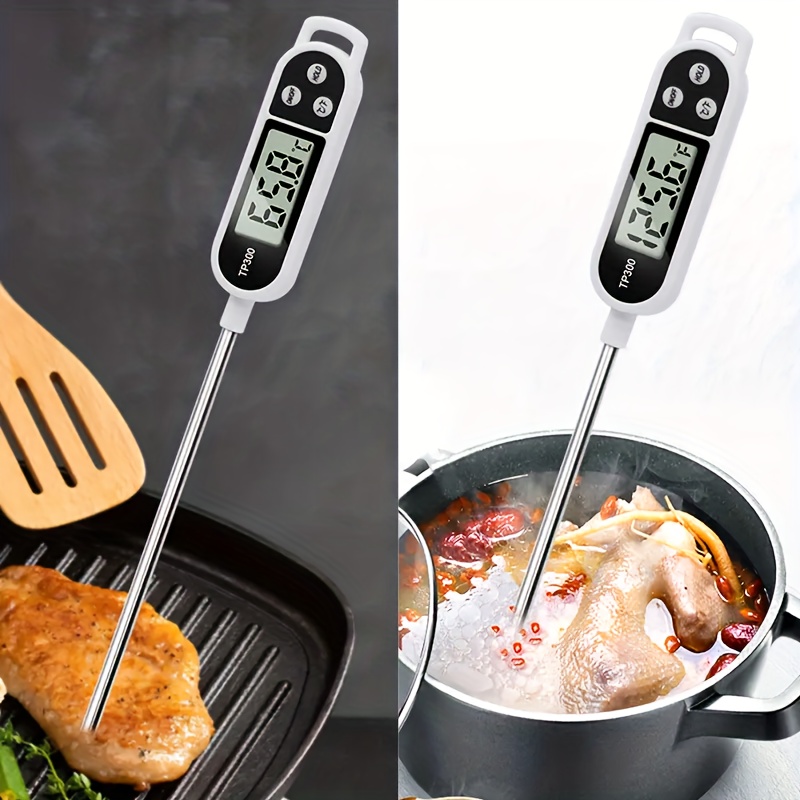 BBQ Kitchen Oil Thermometer Digital Food Thermometer Instant Read