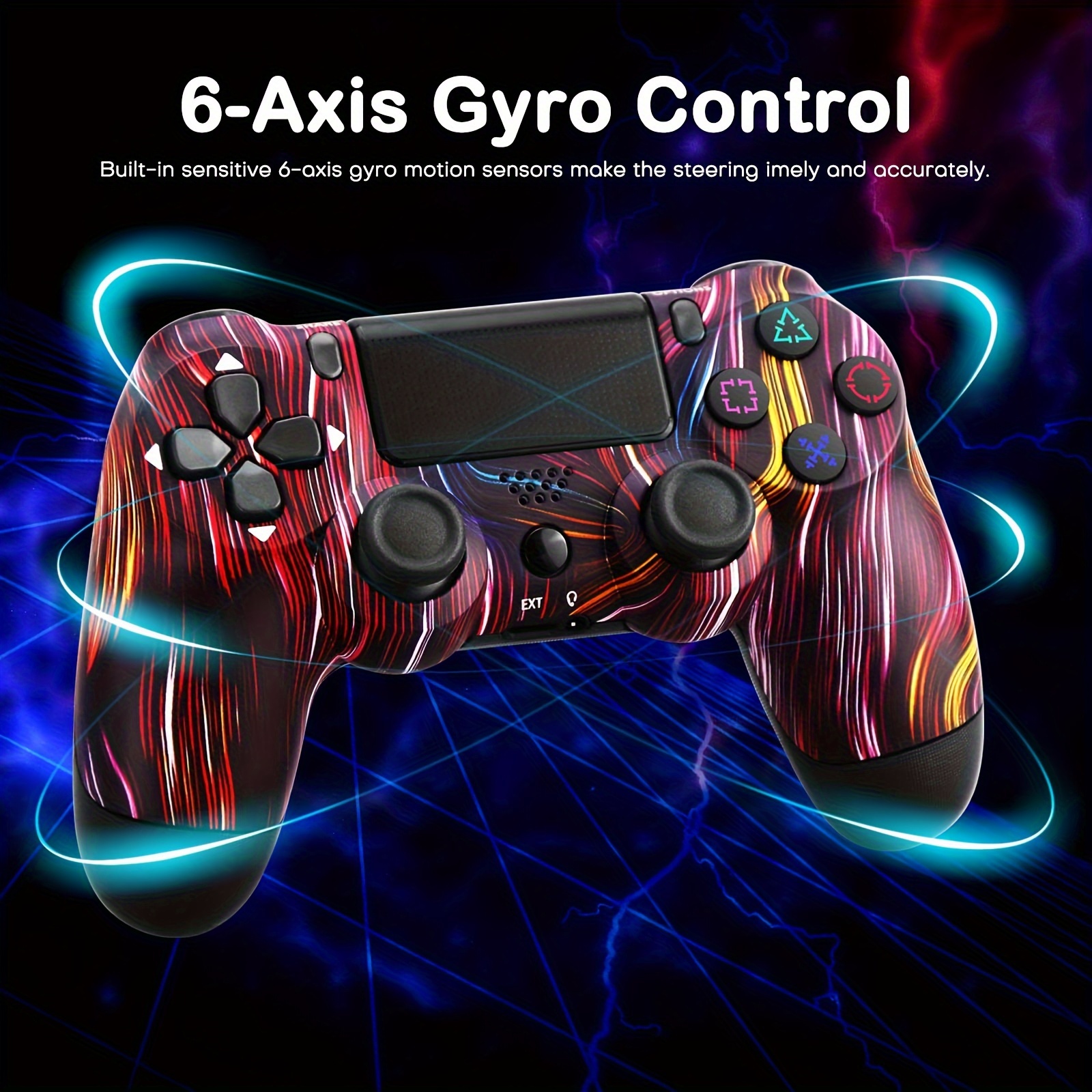 Wireless Gamepad Ps4 Controller 6-Axis Joystick Dual Vibration JoyPad Ps4  Remote Control Ps4 Controler For PS4/Slim/Pro/ PS3/PC Controle