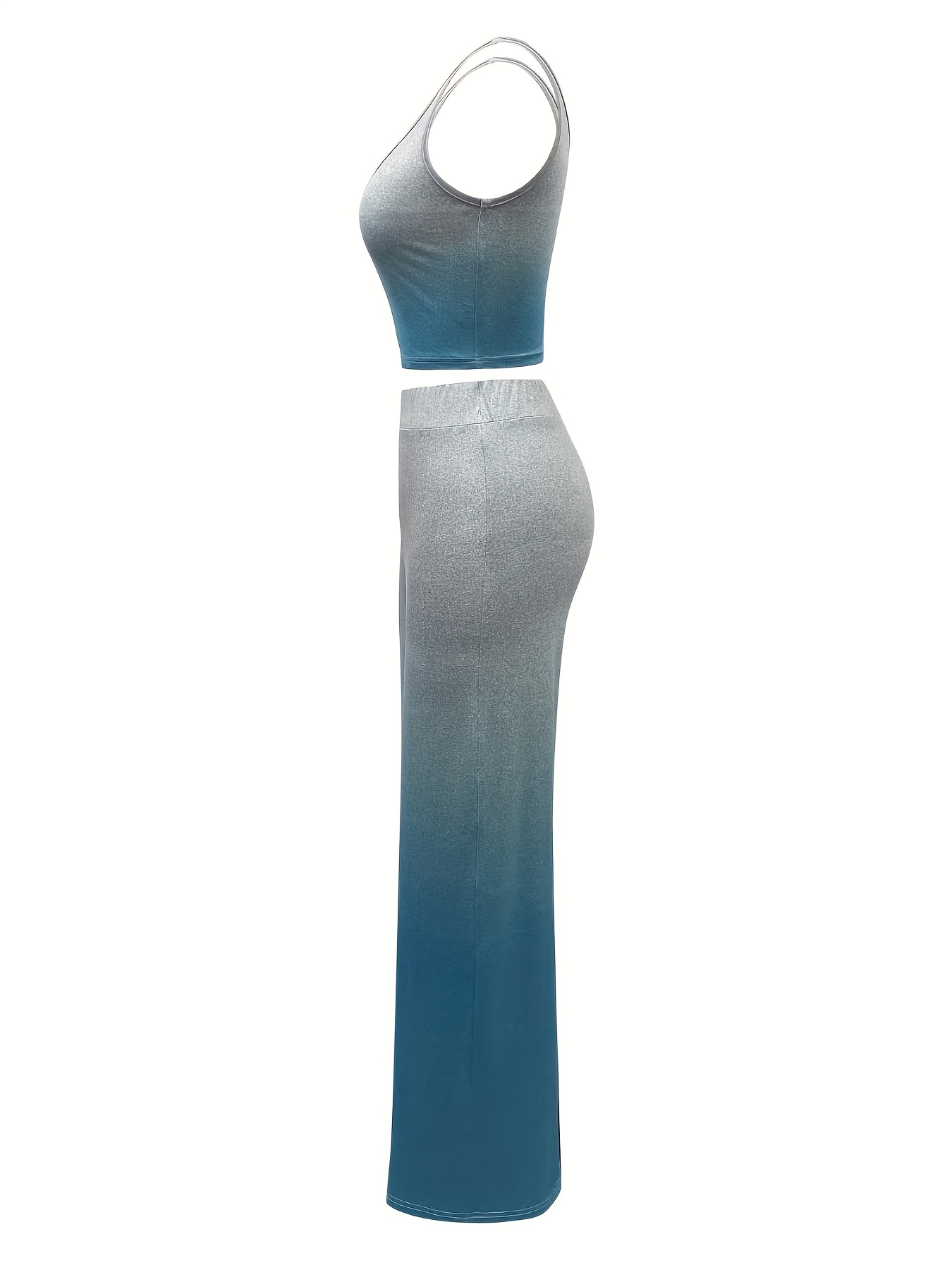 Sleeveless Tank Top & Wide Leg Pants Set for Women