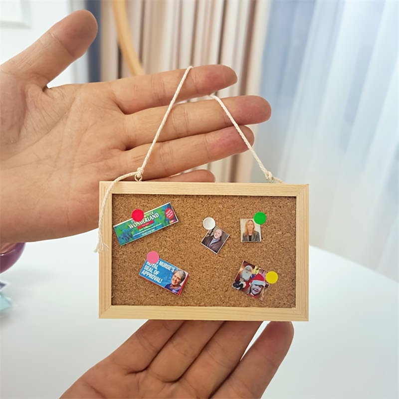 Miniature Corkboard for Dollhouse Mini Bulletin Board Dollhouse