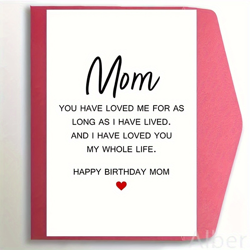 Carte d'anniversaire maman-carte de fête de la mère - meilleure
