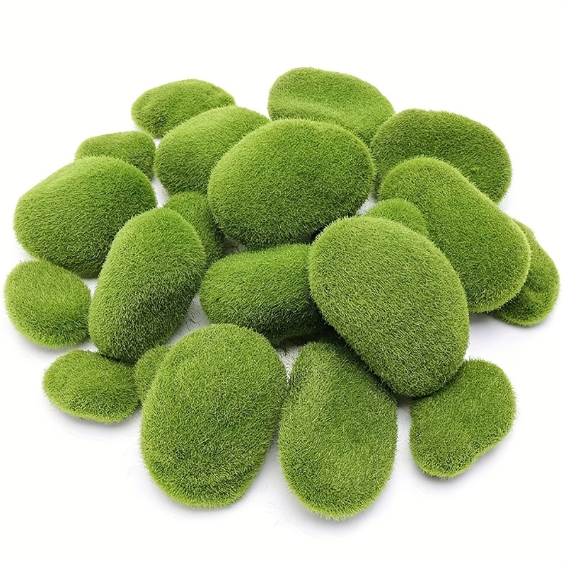 Artificial Moss Rocks Decorative Fake Moss Balls For Floral - Temu Japan