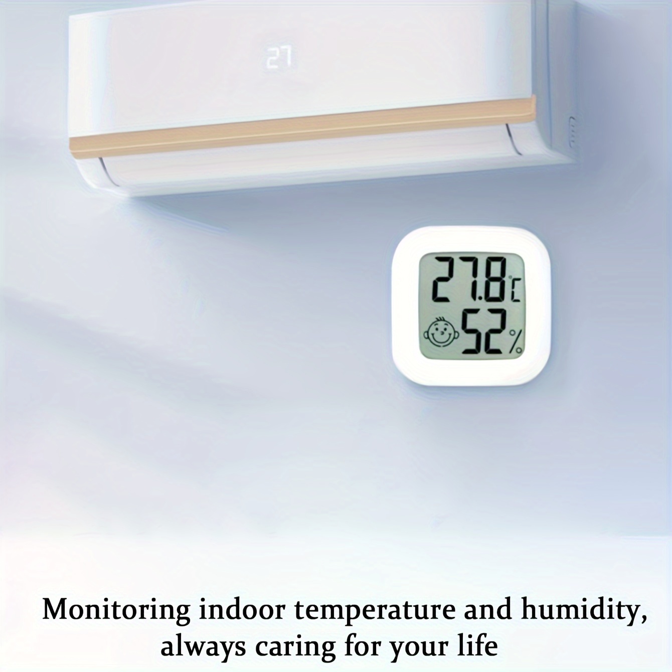 Mini LCD Digital Thermometer Hygrometer Indoor Room Temperature And  Humidity Meter Sensor Meter Home Thermometer