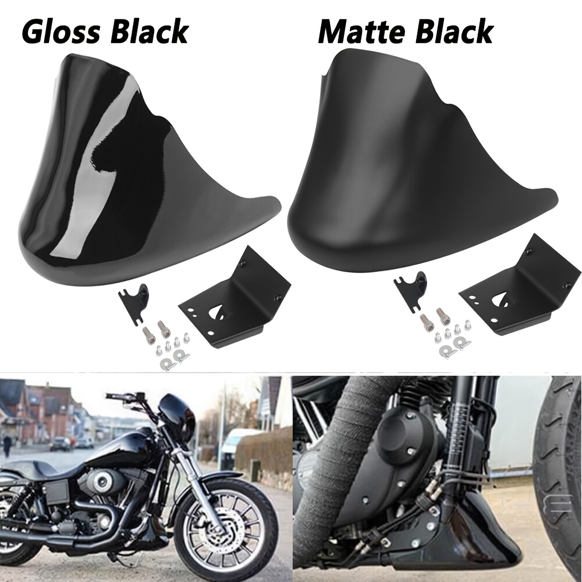 2pcs modifizierte Motorrad Rückspiegel Wind Flügel Einstellbare rotierende  Seitenspiegel für Ninja 250