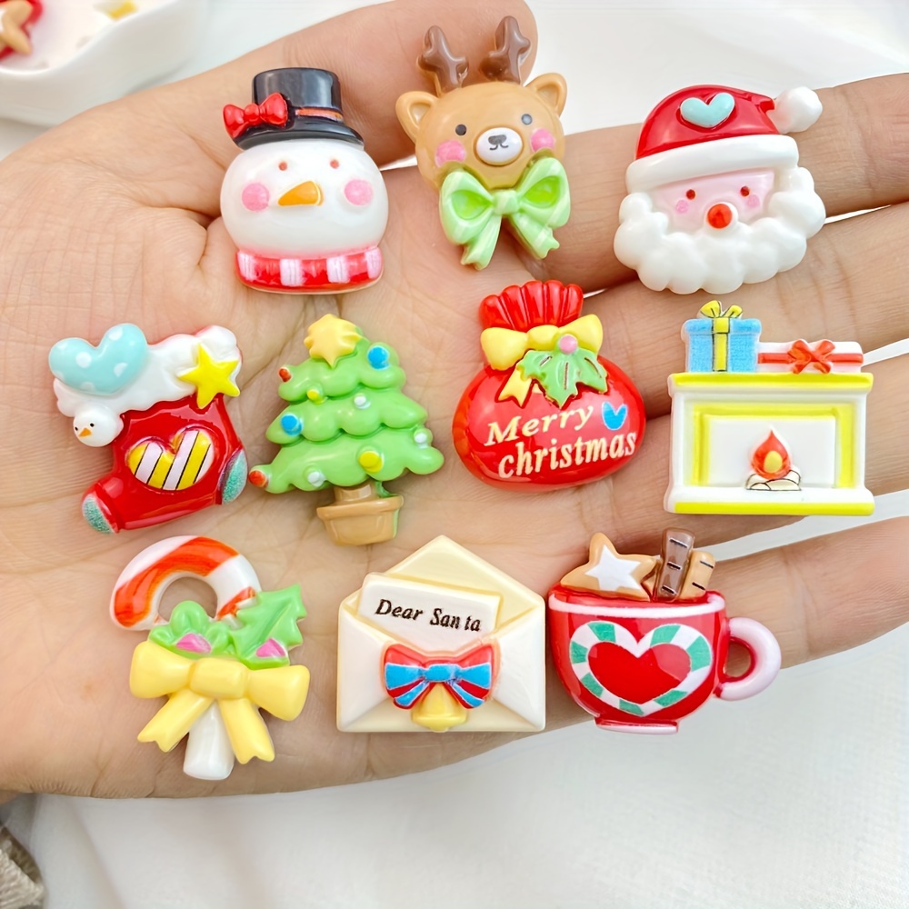 Mini Christmas Charms, Jewelry Making Accessories Diy Ornaments