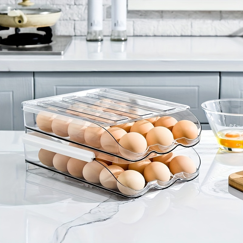 Multi layer Egg Holder For Refrigerator Rolling Egg - Temu