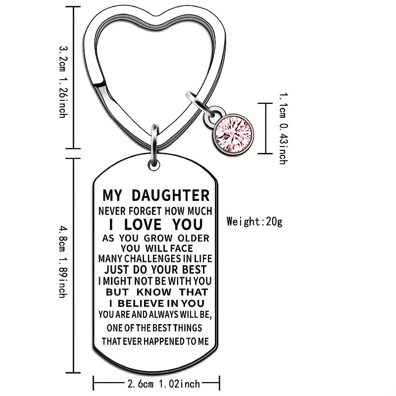 Non Fare Stupidaggini, Ama Mamma/papà Portachiavi In Acciaio Inossidabile  Anello Portachiavi Regalo Per Figlio/figlia Adolescenti Maschi/femmine  Nuovi Conducenti - Gioielli E Accessori - Temu Italy