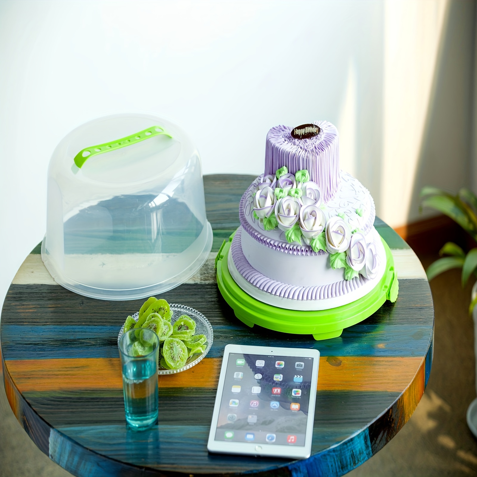 Tupperware Adjustable Cake, Cake Transport and Storage Container Sturdy and  Durable Kitchen Accessories