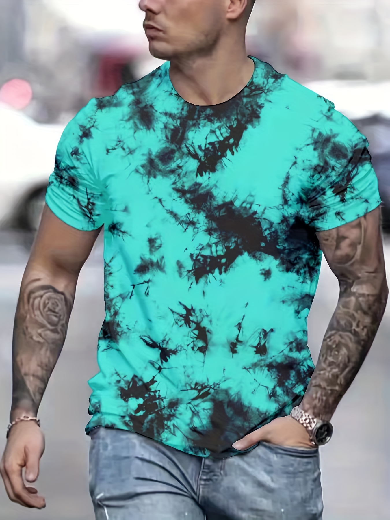 Camisa denim con Monograma Tie-Dye - Hombre - Ready to Wear