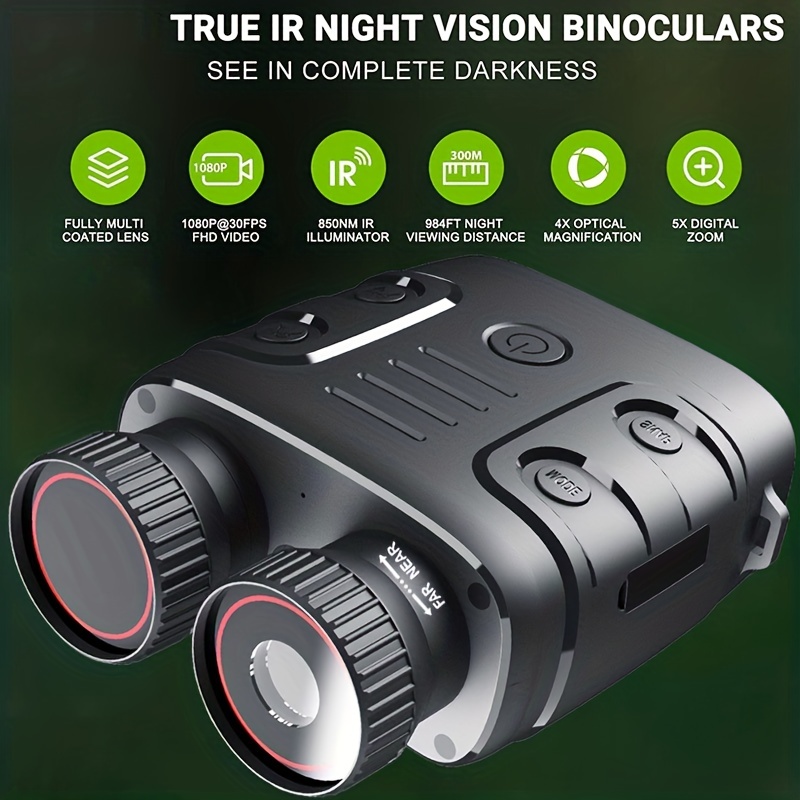 Visión Nocturna Binocular Gafas Visión Nocturna Adultos - Temu
