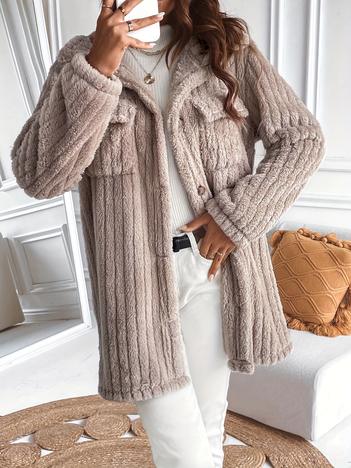 Teddy 2024 coat midi