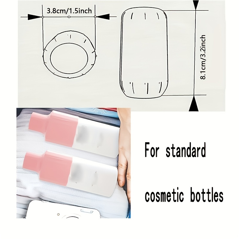 Travel Bottle Covers, 8 PCS Elastic Sleeves for Leak Proofing Travel, For  Standard and Travel Sized Toiletries. Reusable Accessory for Travel Bag