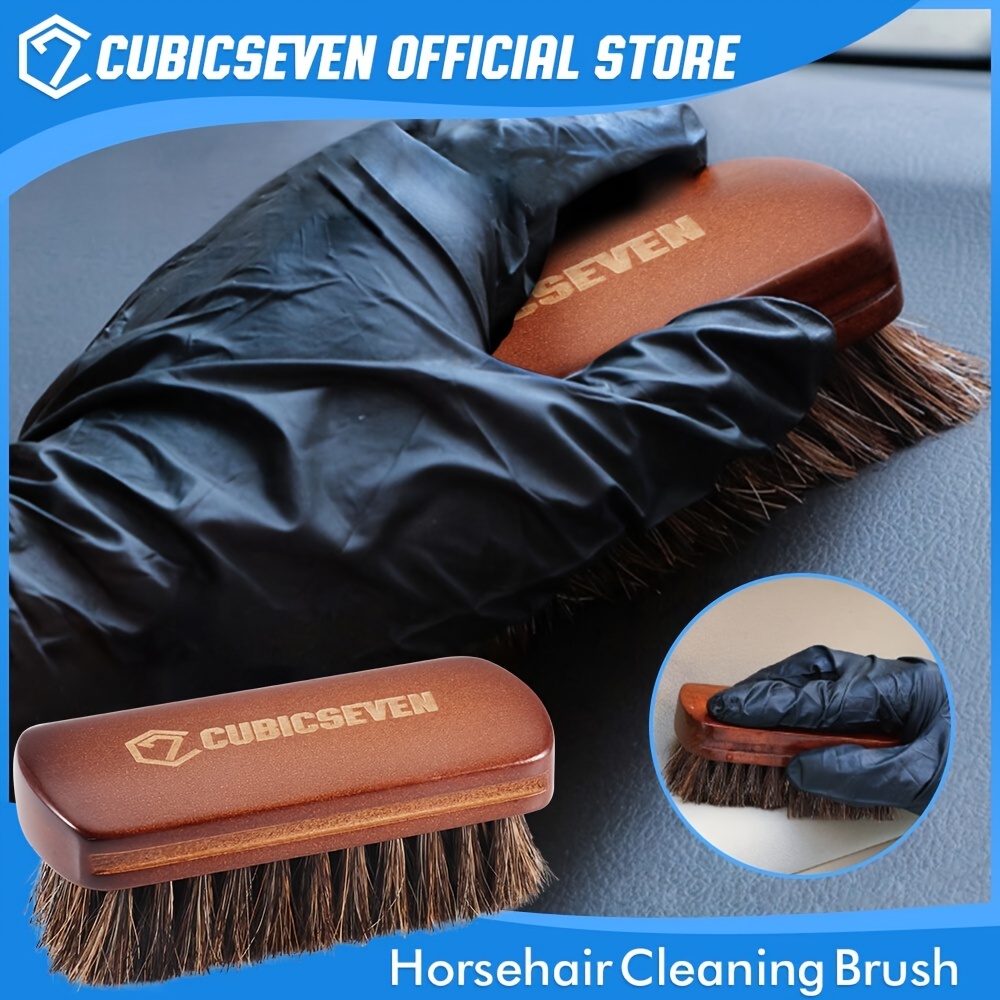 Natural Horse Hair Interior Detail Brush - Auto Detailing Tools