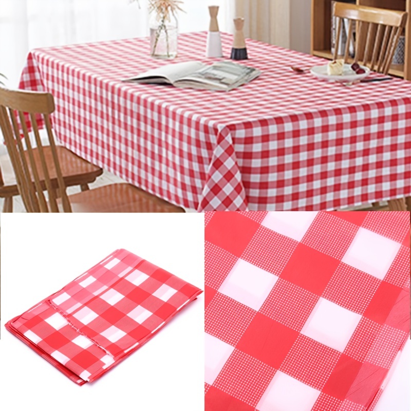 Tovaglie usa e getta per feste Tovaglia usa e getta in plastica Matrimoni  Motivo scozzese Picnic all'aperto Decorazione per barbecue-Giallo,137x274cm  : : Casa e cucina