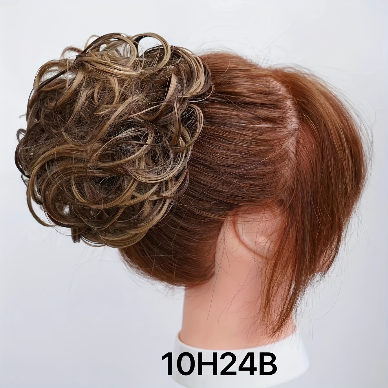 Messy Donut Hair Buns Updo Chignon With Rubber Band