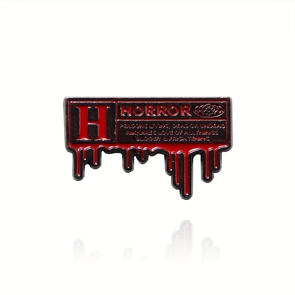 Halloween Horror Movie Collection Pin Badge For Bag Clothes, Jewelry  Accessories