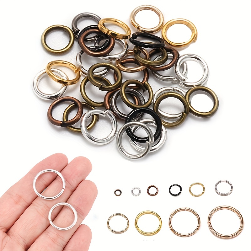 20pcs Sterling Silver Round Split Ring 6mm Jump Ring Connector for Charms  and Jewelry Finding by 