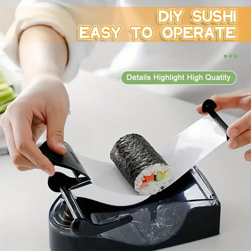 Sushi Roll Maker, Portable Sushi Mold, Kitchen Diy Roll Sushi Tool, Sushi  Making Roller Equipment, Rice Ball Making Model, Sushi Maker, Kitchen  Gadgets, Cheap Item - Temu