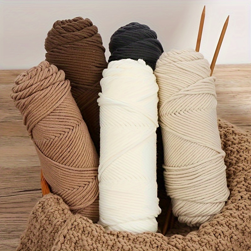 Crochets À Tricoter En Laine Douce Et Épaisse Et Fournitures De Bricolage  De Tricot, Mode en ligne