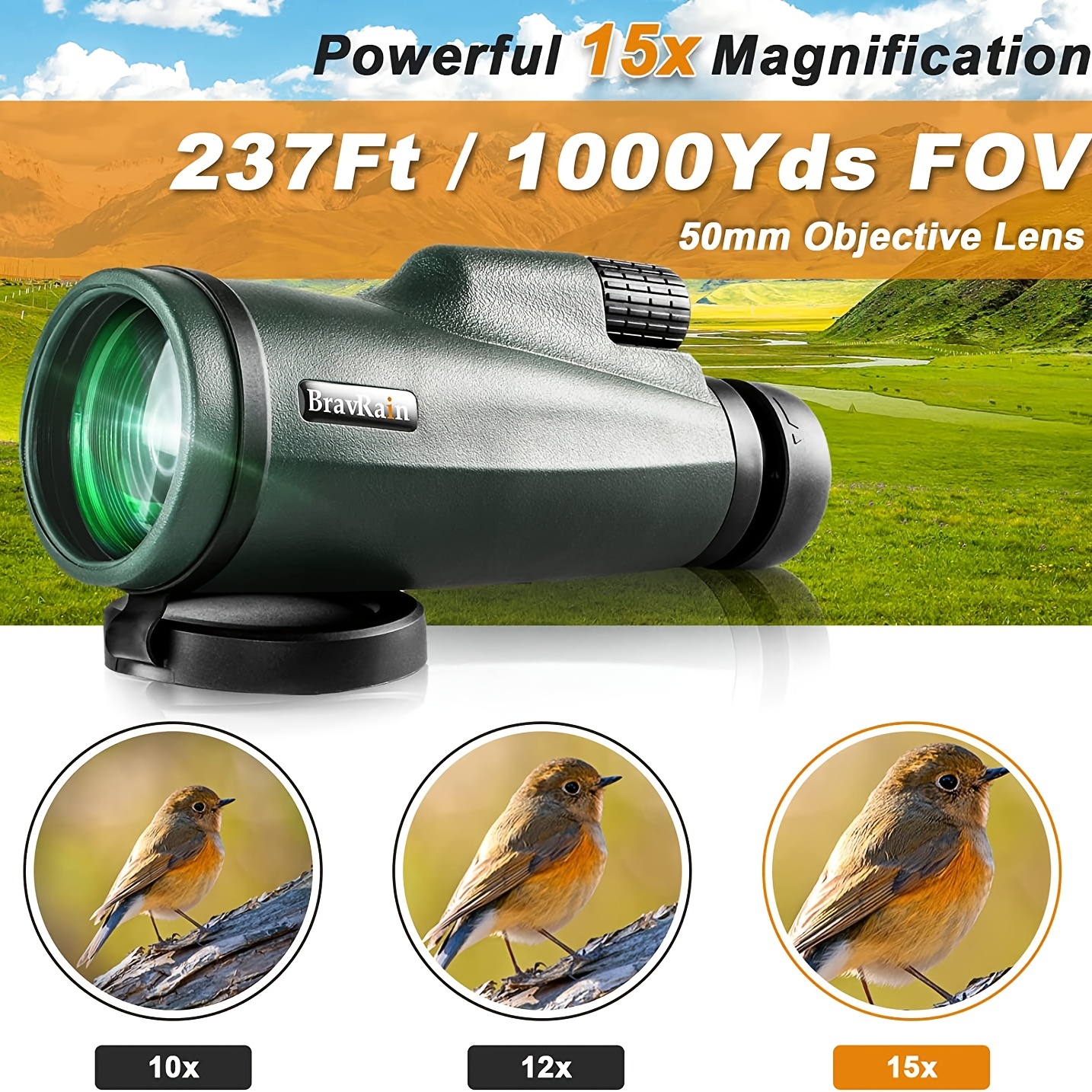 Best Monocular Telescope For Smartphone With Phone Adapter