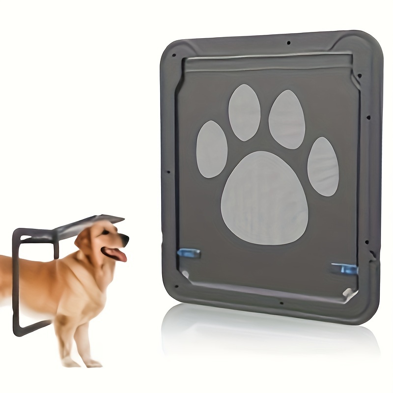 Pet Supplies Dog Paw Print Door Bite Proof Small Dog Cat Screen Door Cat Door Cat Screen Door