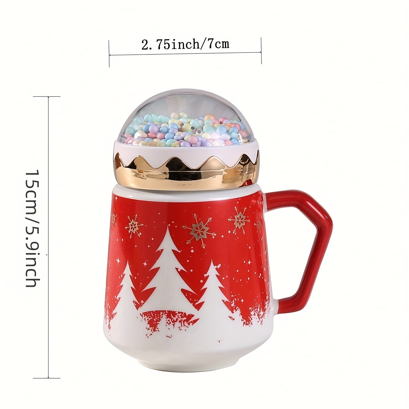 MUXUE Tasse à café en céramique de Grande capacité Mug Noires  personnalisées de Haute Tasses à thé avec Couvercle cuillère Tasse de  Couple 500ML Cadeau pour Noël, Saint Valentin, Anniversaires : 