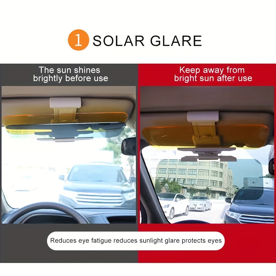 1 Car Sun Visor Goggle Day Night Anti uv Anti dazzle Sun - Temu