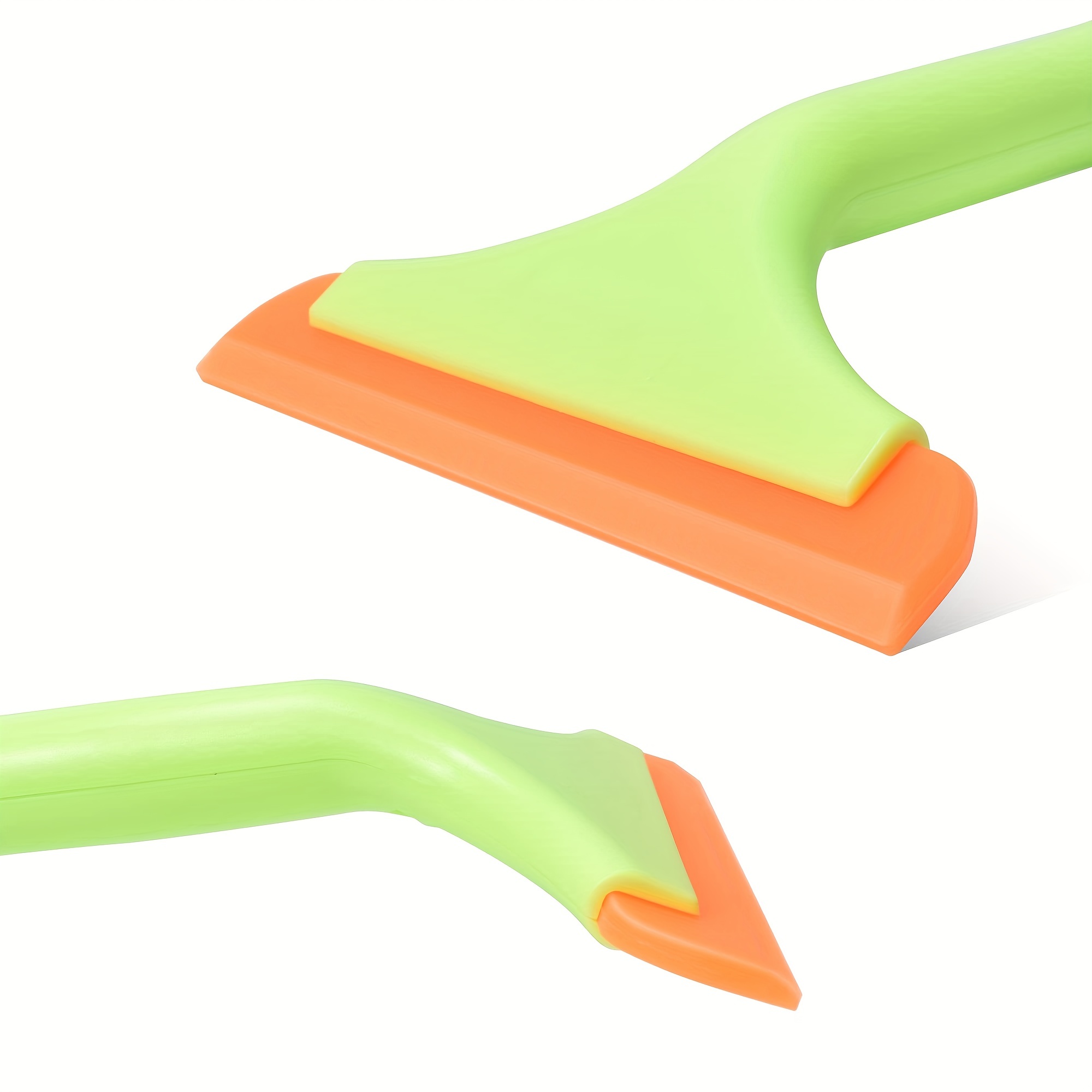 3 Stück (grün) Silikon-Rakel, flexibler kleiner Gummi-Rakel, Wasserwischer,  Duschrakel, Auto-Wasserklinge, Fenstertönungsrakel für